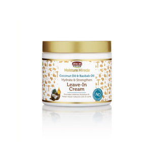 African Pride Moisture Miracle Coconut Oil & Baobab Oil Leave-In Cream 425g
