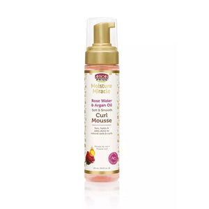 African Pride Moisture Miracle Rose Water & Argan Oil Curl Mousse 251ml