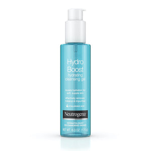 Neutrogena Hydro Boost Hydrating Cleansing Gel & Oil-Free Makeup Remover with Hyaluronic Acid